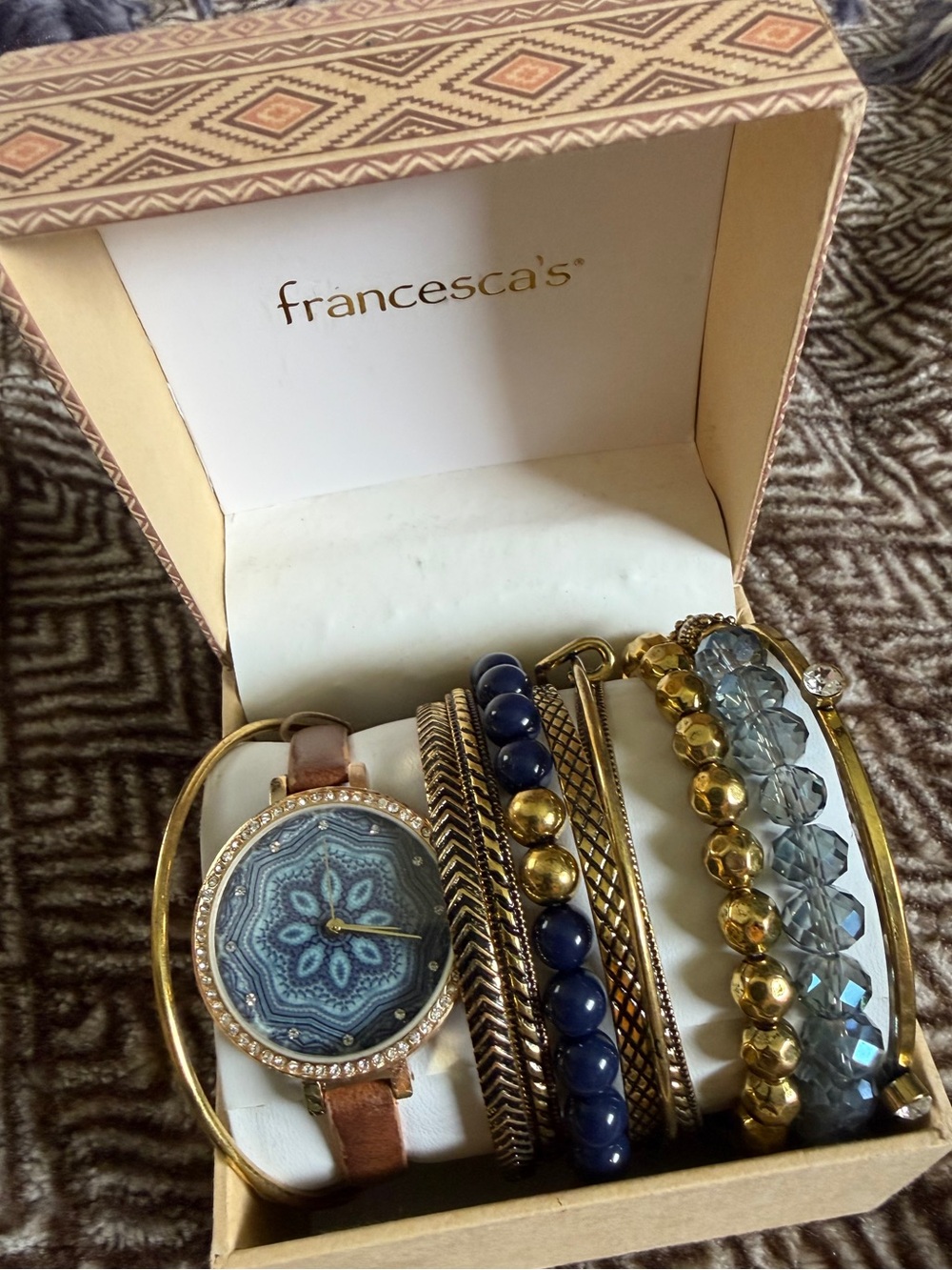 Women’s Francesca’s Watch And Bracelet Set